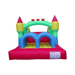 POGO Games 7' Backyard Kids Rainbow Castle Inflatable Obstacle Course Race by POGO 781880200468 5120 7' Backyard Kids Rainbow Castle Inflatable Obstacle Course Race POGO