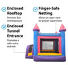 Image of POGO Inflatable Bouncers 10' Compact Kids Pink Bounce House with Blower by POGO 754972354851 1899 10' Compact Kids Pink Bounce House with Blower by POGO SKU# 1899