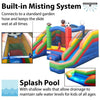 Image of POGO Inflatable Bouncers 11'H Crossover Sports Double Water Slide Bounce House with Blower, Backyard Party Package by POGO 754972370233 5518 11'H Crossover Sports Double Water Slide Bounce House with Blower