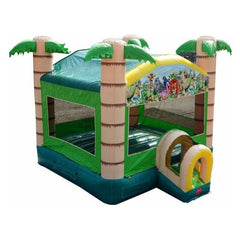 12.5'H Tropical Paradise Bounce House with Blower by POGO