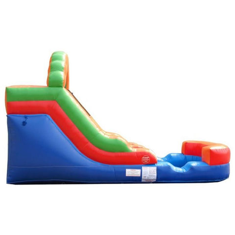 POGO Inflatable Bouncers 12'H Crossover Rainbow Inflatable Water Slide with Blower, Backyard Party Package by POGO 754972325158 5512 12'H Crossover Rainbow Water Slide w/ Blower, Backyard Party Package 