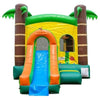 Image of 12'H Crossover Tropical Bounce House Slide with Blower, Backyard Party Package by POGO