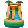Image of POGO Inflatable Bouncers 12'H Crossover Tropical Inflatable Water Slide with Blower, Backyard Party Package by POGO 754972325134 5514 12'H Crossover Tropical Water Slide with Blower Backyard Party Package