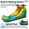 Image of POGO Inflatable Bouncers 12'H Crossover Tropical Inflatable Water Slide with Blower, Backyard Party Package by POGO 754972325134 5514 12'H Crossover Tropical Water Slide with Blower Backyard Party Package