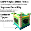 Image of POGO Inflatable Bouncers 12'H Modular Tropical Inflatable Bounce House with Blower and Jungle Art Panel by POGO 1988 12'H Modular Tropical Bounce House with Blower and Jungle Art Panel