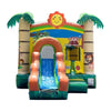 Image of POGO Inflatable Bouncers 12ft x 18ft x 12ft Crossover Tropical Jungle Smiley Face Combo by POGO