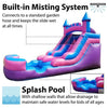 Image of POGO Inflatable Bouncers 13 1/2'H Crossover Pink Inflatable Water Slide with Blower, Backyard Party Package by POGO 754972325141 5513 13 1/2'H Crossover Pink Water Slide with Blower Backyard Party Package