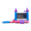 Image of POGO Inflatable Bouncers 13.5'H Crossover Pink Dual Lane Bounce House Slide with Pool with Blower, Backyard Party Package by POGO 754972302715 5525 13.5'H Crossover Pink Dual Lane Bounce House Slide Pool BlowerBackyard