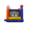 Image of POGO Inflatable Bouncers 13.5'H Crossover Sports Dual Lane Bounce House Slide with Pool with Blower, Backyard Party Package by POGO 13.5'H Crossover Blue Rainbow Dual Lane Bounce House Slide Pool Blower