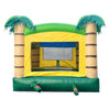 Image of POGO Inflatable Bouncers 13ft x 12ftx 14.5ft Crossover Tropical Jungle Smiley Face Inflatable Bounce House with Blower by POGO 6255 13ft x 12ftx Crossover Tropical Jungle Smiley Face Inflatable POGO