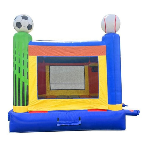 POGO Inflatable Bouncers 14.5'H Crossover Deluxe Sports Bounce House with Blower by POGO 840344502804 6235
