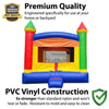 Image of POGO Inflatable Bouncers 14.5' H Crossover Rainbow Bounce House, Backyard Party Package by POGO $1,062.49 5504 14.5'H Crossover Rainbow Bounce House Backyard Party Package POGO 5504