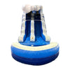 Image of POGO Inflatable Bouncers 15'H Crossover Blue Wave Inflatable Water Slide with Blower and Pool by POGO 840344503139 6249 15'H Crossover Blue Wave Inflatable Water Slide with Blower Pool POGO