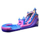 15'H Crossover Pink Unicorn Inflatable Water Slide with Blower and Pool