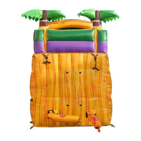 POGO Inflatable Bouncers 15'H Tropical Yellow Marble Inflatable Water Slide with Blower by POGO 781880209461 6132