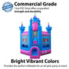 Image of POGO Inflatable Bouncers 18'H Deluxe Princess Inflatable Bounce House with Blower by POGO 754972363280 1200 18'H Deluxe Princess Inflatable Bounce House with Blower by POGO 1200