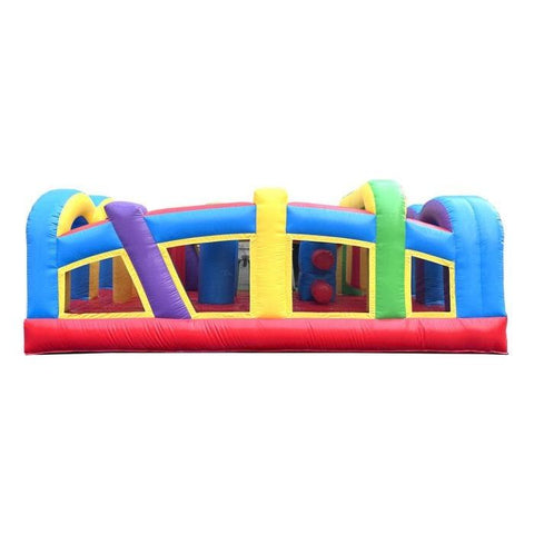 POGO Inflatable Bouncers 19.5'H Crossover Inflatable Obstacle Course with Blower by POGO 840344515064 6259