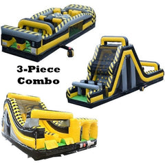 POGO Inflatable Bouncers 19'H Venom MEGA 3-Piece Radical 7E Obstacle Course Climb by POGO 754972360890 618 19'H Venom MEGA 3-Piece Radical 7E Obstacle Course Climb POGO SKU# 618