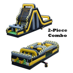 POGO Inflatable Bouncers 19'H Venom SUPER 2-Piece 7E Obstacle Course Climb by POGO 754972360821 609-19 19'H Venom SUPER 2-Piece 7E Obstacle Course Climb by POGO SKU# 609-19