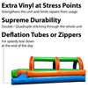Image of POGO Inflatable Bouncers 25'L Crossover Rainbow Slip n Slide with Blower, Backyard Party Package by POGO 781880284086 5515 25'L Crossover Rainbow Slip n Slide Blower Backyard Party POGO #5515