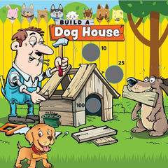 5.6 'H 50 Build a Dog House, Sealed Air Inflatable Frame Game by POGO