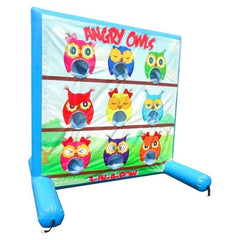 POGO Inflatable Bouncers 5.6 'H Angry Owl, Sealed Air Inflatable Frame Game by POGO