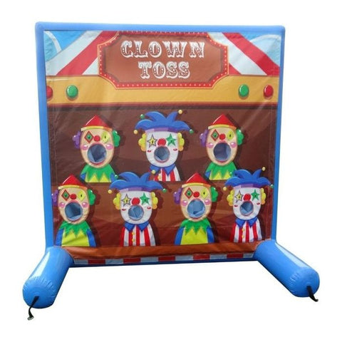 POGO Inflatable Bouncers 5.6 'H Clown Toss, Sealed Air Inflatable Frame Game by POGO 754972308182 1365