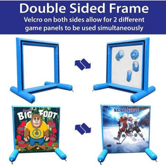 5.6 'H Clown Toss, Sealed Air Inflatable Frame Game by POGO