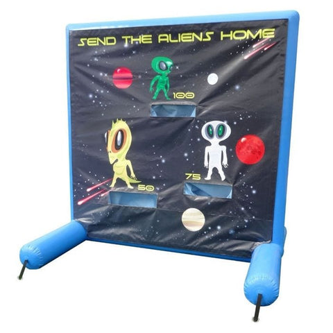 POGO Inflatable Bouncers 5.6 'H Send the Aliens Home, Sealed Air Inflatable Frame Game by POGO