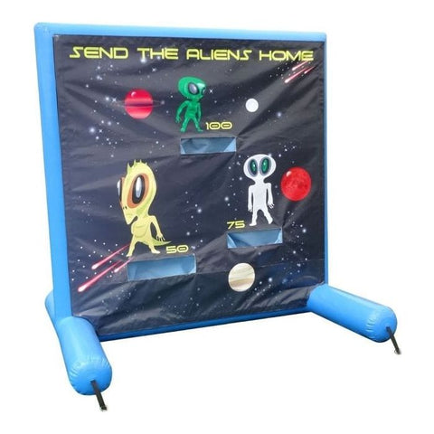 POGO Inflatable Bouncers 5.6 'H Send the Aliens Home, Sealed Air Inflatable Frame Game by POGO