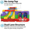 Image of POGO Inflatable Bouncers 59'H Retro SUPER 2-Piece Radical 7E Obstacle Course by POGO 754972360708 593 59'H Retro SUPER 2-Piece Radical 7E Obstacle Course by POGO SKU# 593
