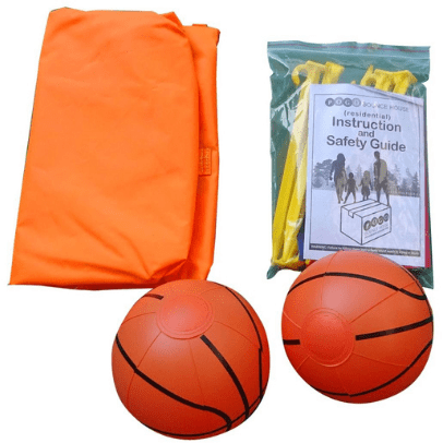 POGO Inflatable Bouncers 7' Backyard Kids Sports Arena Inflatable Bounce House with Soccer Goal by POGO 754972375122 7981 7' Backyard Kids Sports Arena Inflatable Bounce House with Soccer Goal