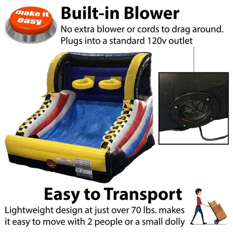 POGO Inflatable Bouncers 8'H Hoop Shot Interactive Game with Built-In Blower by POGO 781880284147 299 8'H Hoop Shot Interactive Game with Built-In Blower SKU# 299