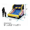 Image of POGO Inflatable Bouncers 8'H Hoop Shot Interactive Game with Built-In Blower by POGO 781880284147 299 8'H Hoop Shot Interactive Game with Built-In Blower SKU# 299