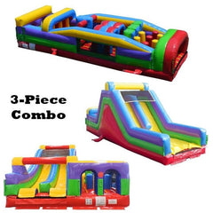 POGO Inflatable Bouncers 89' Retro MEGA 3-Piece Radical 7E Obstacle Course by POGO 754972360739 597 89' Retro MEGA 3-Piece Radical 7E Obstacle Course by POGO SKU# 597