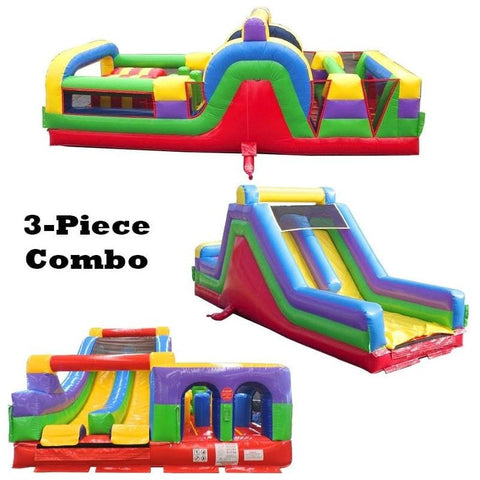 POGO Inflatable Bouncers 89' Retro MEGA 3-Piece Radical Obstacle Course Climb by POGO 754972360746 598 89' Retro MEGA 3-Piece Radical Obstacle Course Climb by POGO SKU# 598