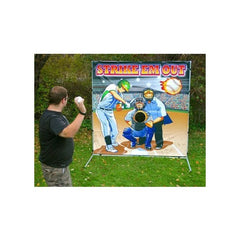 Baseball Toss - Strike 'Em Out Interactive Carnival Frame Game by POGO