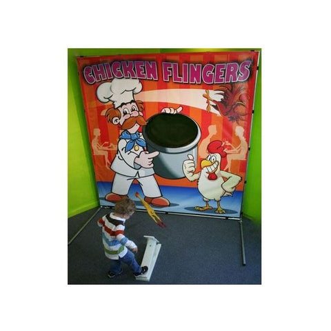 POGO Inflatable Bouncers Chicken Flinger Interactive Carnival Frame Game by POGO 754972299473 1524