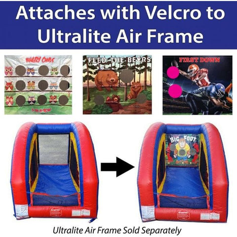 POGO Inflatable Bouncers Complete Bigfoot UltraLite Hybrid Air Frame Game by POGO 754972366809 1576 Complete Bigfoot UltraLite Hybrid Air Frame Game by POGO SKU#1576