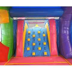 15.5'H Mega Ferris Wheel Inflatable Water Slide Bounce House Combo with Blower by POGO
