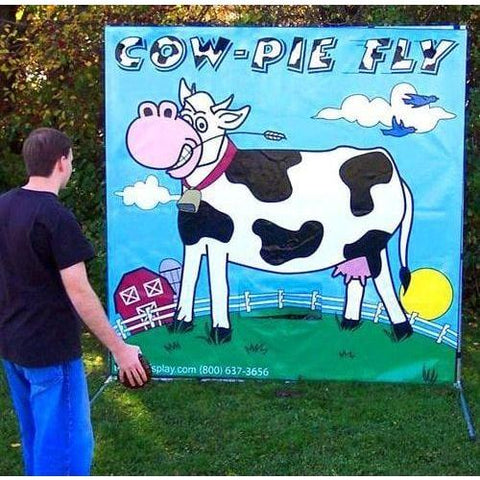 POGO Inflatable Bouncers Cow Pie Fly Interactive Carnival Frame Game by POGO 754972299497 1525