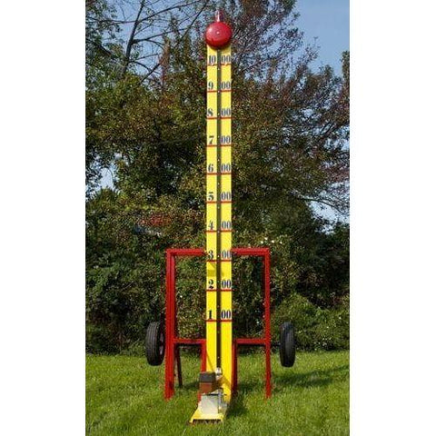 POGO Inflatable Bouncers Easy Striker 14' Tall Bell Ringing Game with Trailer by POGO