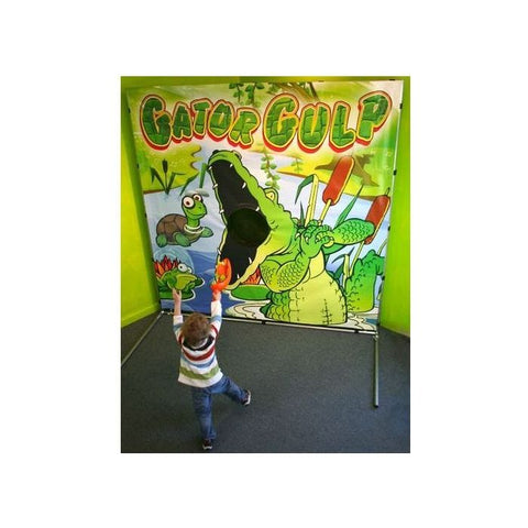 POGO Inflatable Bouncers Gator Gulp Interactive Carnival Frame Game by POGO 754972299558 1533