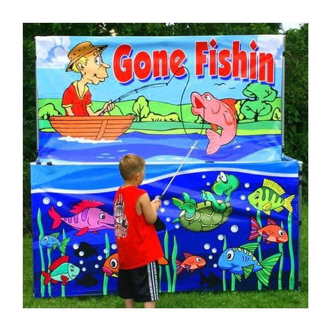 POGO Inflatable Bouncers Gone Fishin' Interactive Carnival Puffer Fish Frame Game by POGO 754972307970 1536