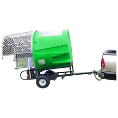 Green Portable Dunking Booth with New Wingless Design by POGO