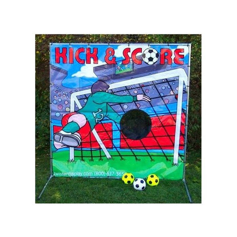 POGO Inflatable Bouncers Kick And Score Soccer Interactive Carnival Frame Game by POGO 754972297875 1693