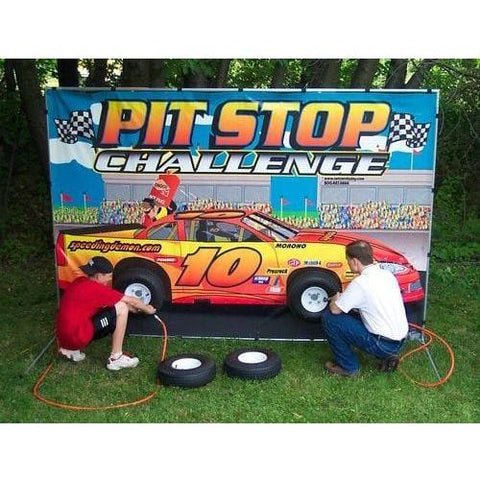 POGO Inflatable Bouncers Pit Stop Challenge Interactive Carnival Frame Game by POGO