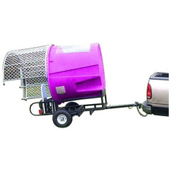 Purple Portable Dunking Booth with New Wingless Design by POGO