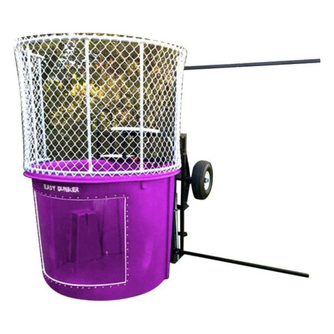 POGO Inflatable Bouncers Purple Portable Dunking Booth with New Wingless Design by POGO 754972370011 1716 Purple Portable Dunking Booth with New Wingless Design SKU# 1716