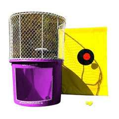 POGO Inflatable Bouncers Purple Portable Dunking Booth with New Wingless Design by POGO 754972370011 1716 Purple Portable Dunking Booth with New Wingless Design SKU# 1716